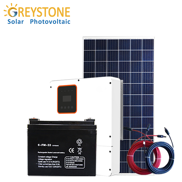 Système solaire hybride Greystone PV 8kw avec stockage de batterie
