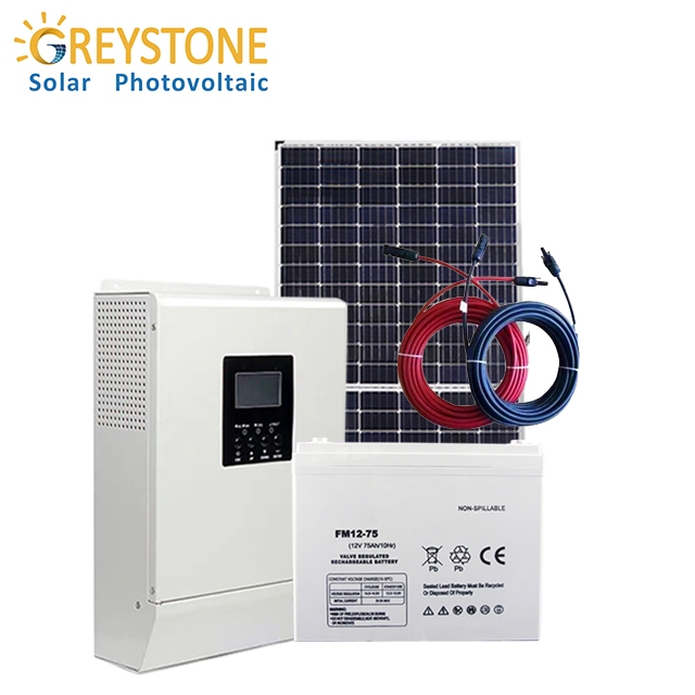 Personnalisation de Greystone Système solaire hybride à énergie solaire 18kw
