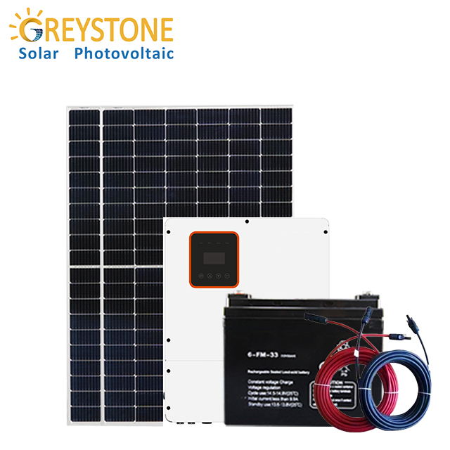 Système d'alimentation solaire hybride professionnel 10kw pour usage domestique
