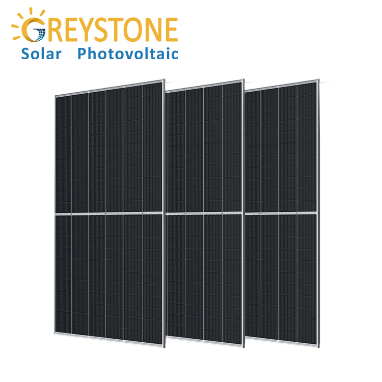 Panneaux solaires monocristallins à grande efficacité énergétique de 655 W
