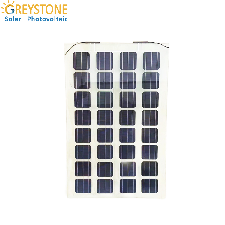 Panneaux solaires bifaciaux en verre double Greystone 280W pour la lumière du soleil
