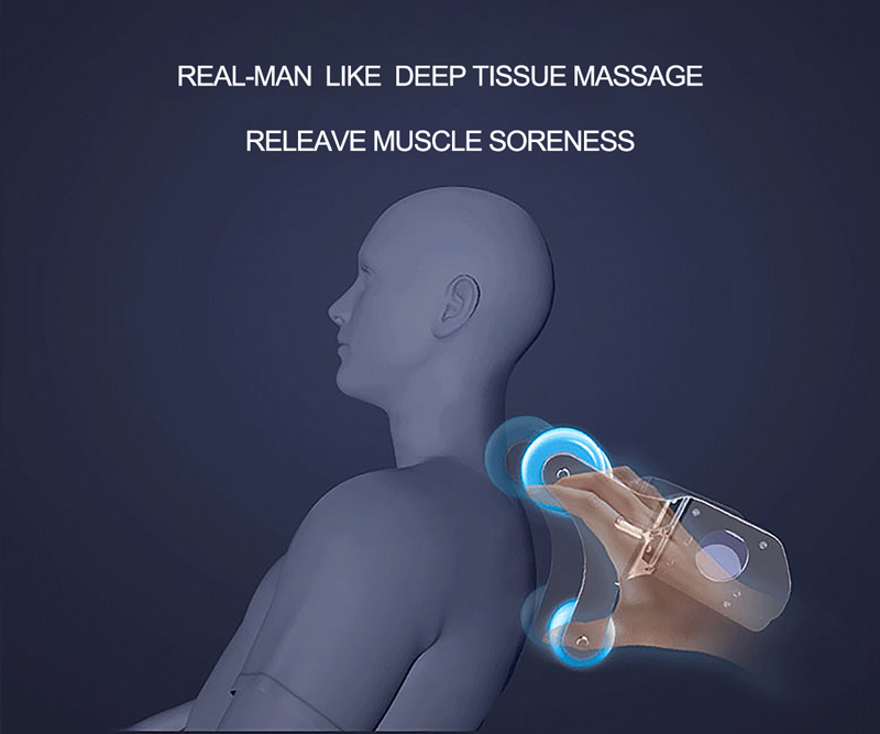 Fauteuil de massage pour soulager les douleurs des tissus profonds