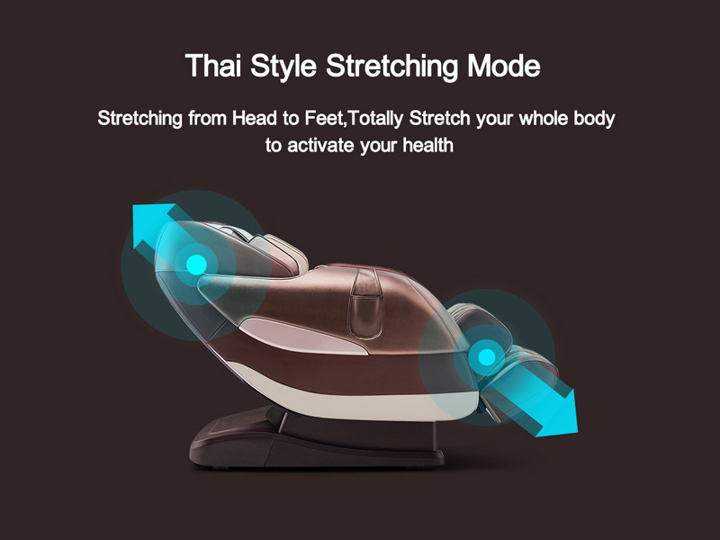 Chaise de massage 3D active d'étirement de style thaïlandais