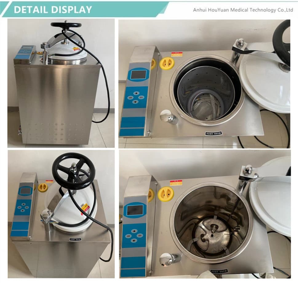 Autoclave vertical pour stérilisateur à vapeur