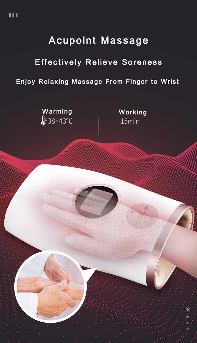 Finger Care Acupoint Warming Hand Massager