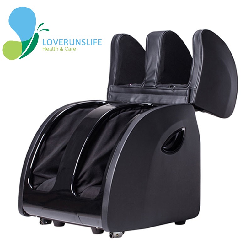 Chaise de massage de machine de massage de machine de massage de jambes et de vibrateur de pied de compresseur d'air avec des augmentations de jambe
