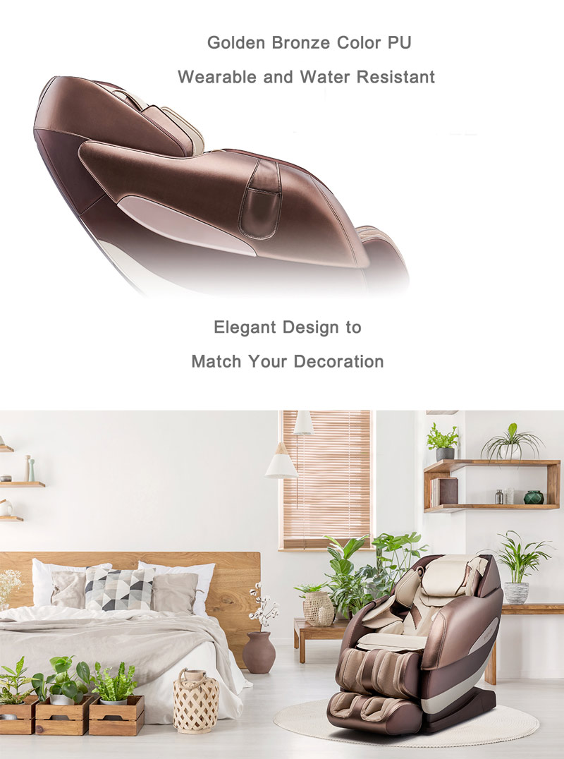 Chaise de massage à gravité zéro au design fantastique