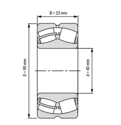 Dimension de roulement 21308CC