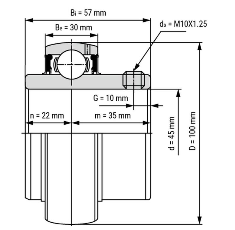 Roulements UC309